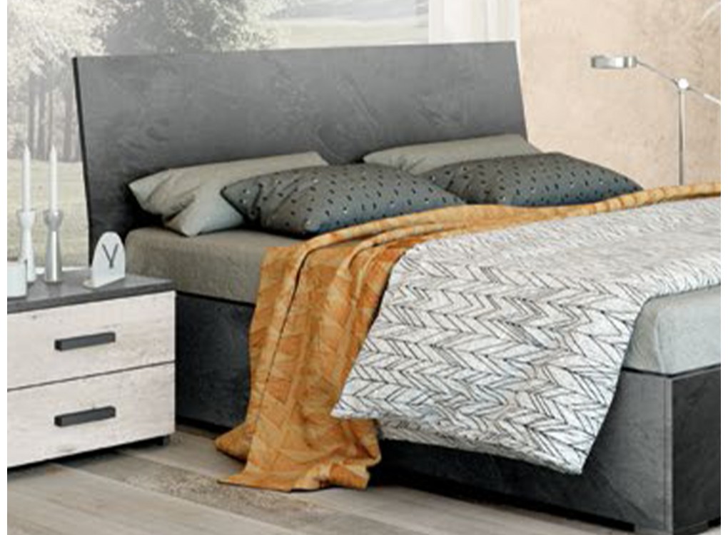 LETTO CONTENITORE CITY CEMENTO