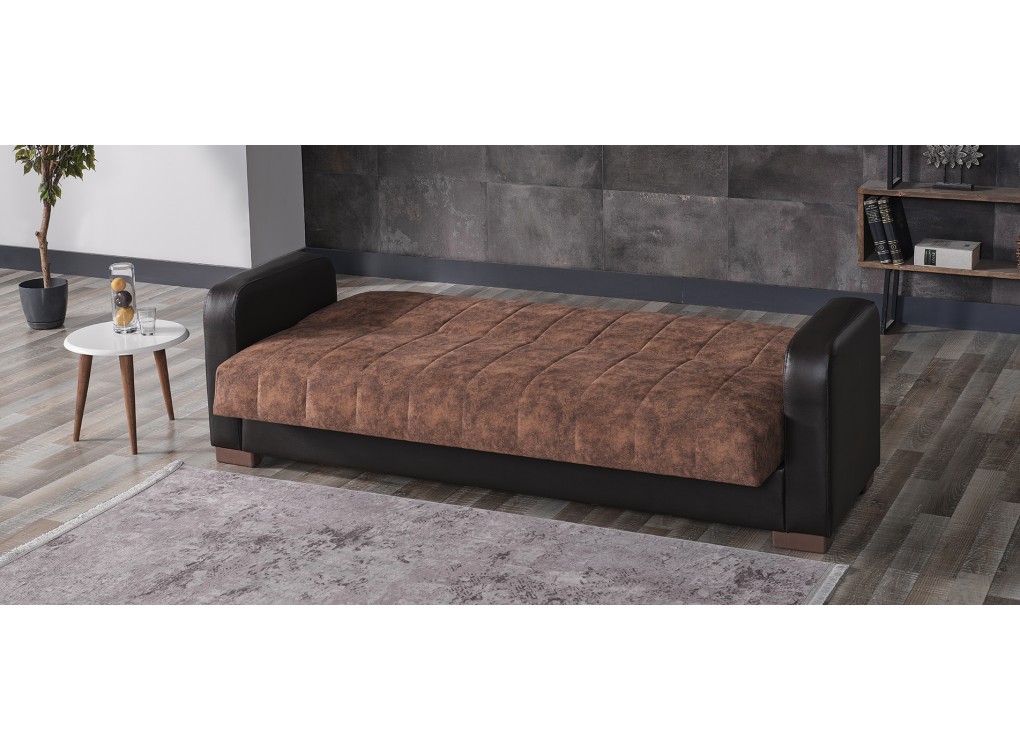 Adel 3 posti Beige/Marrone