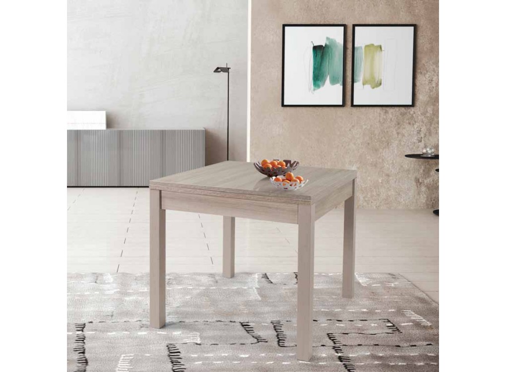 TAVOLO 90X90 allungabile 180 cm